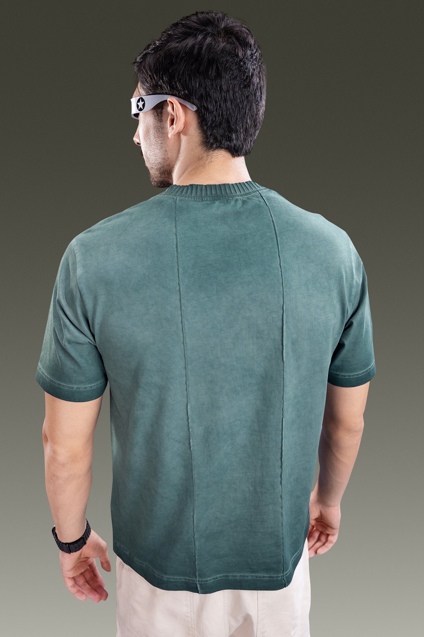 Pine Forest - Retro Oversize T-shirt