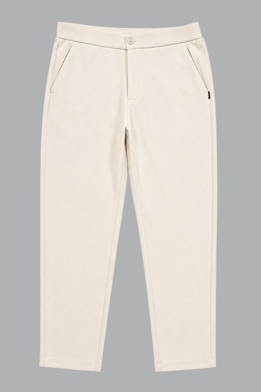 Beige - Linear Track Pant