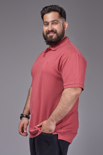 Easta Rose - Cotton Pique Polo Plus Size