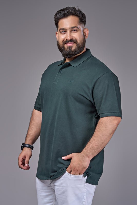 June Green - Cotton Pique Polo Polo Size