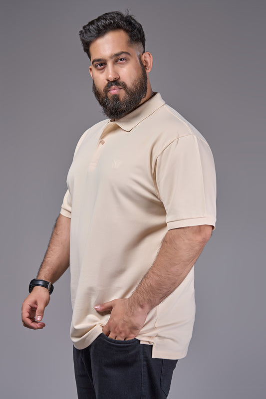 W.Pink - Cotton Pique Polo Plus Size