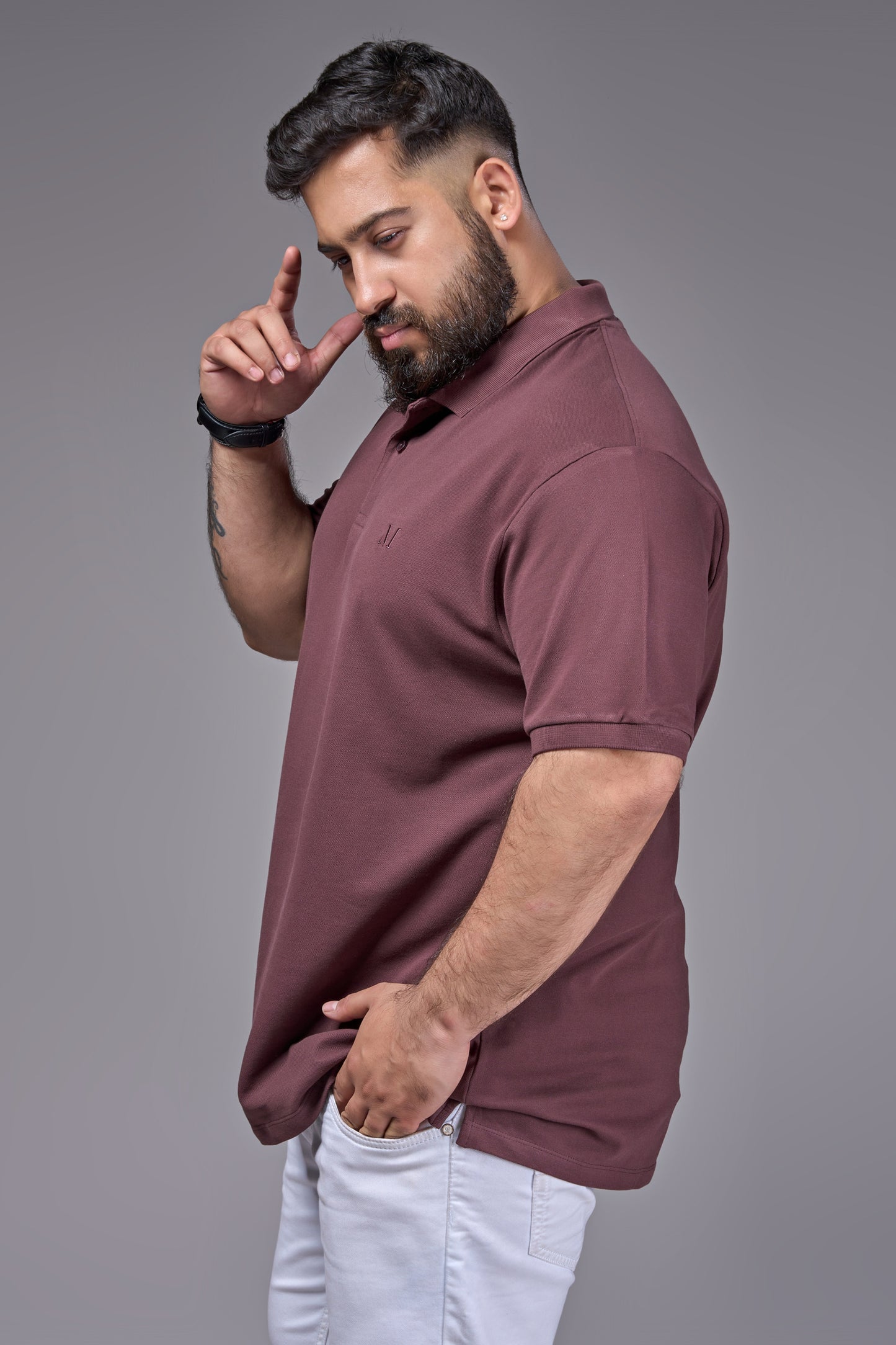 Teak - Cotton Pique Polo Plus Size