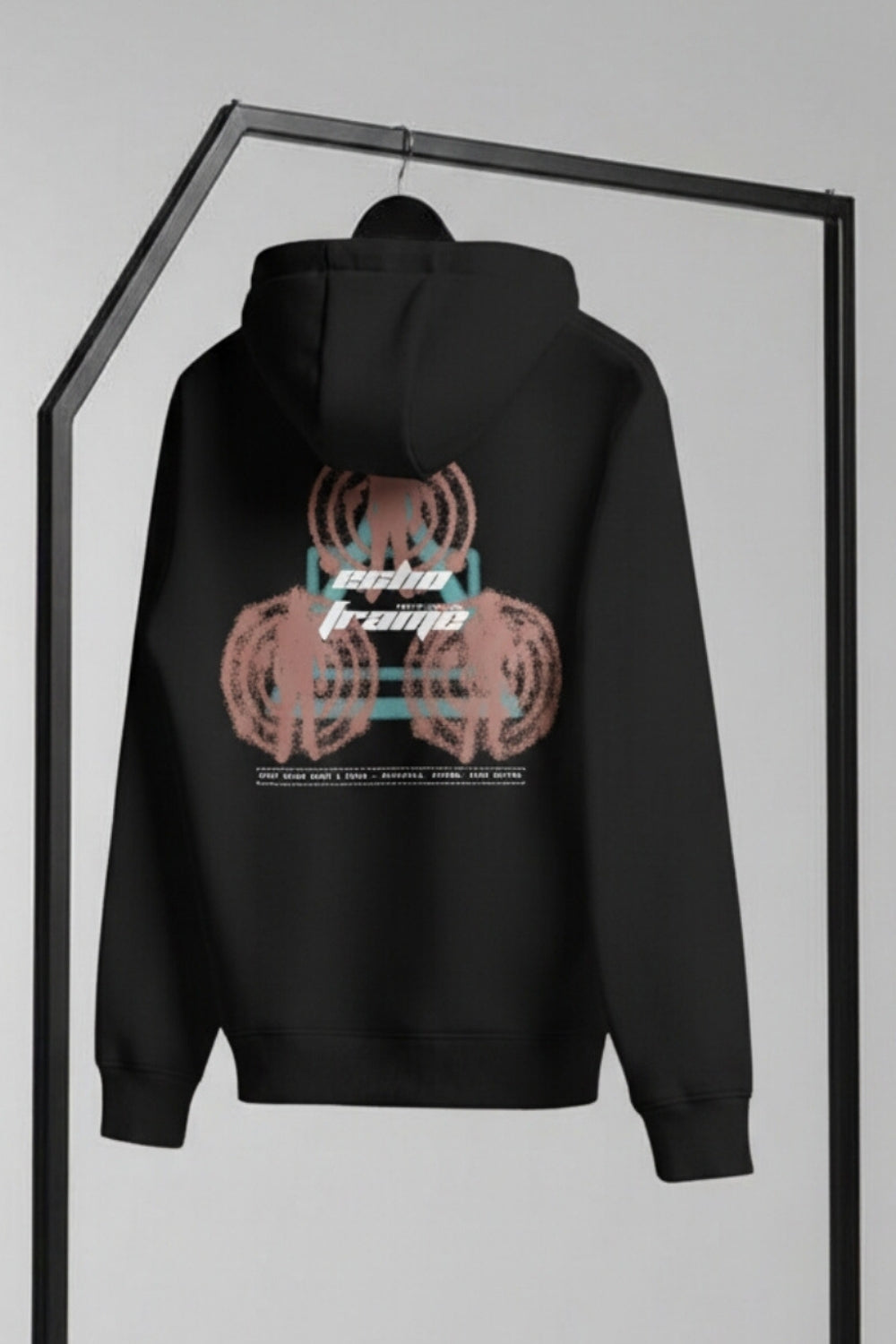 Black Echo - Full Sleeve Hoodie