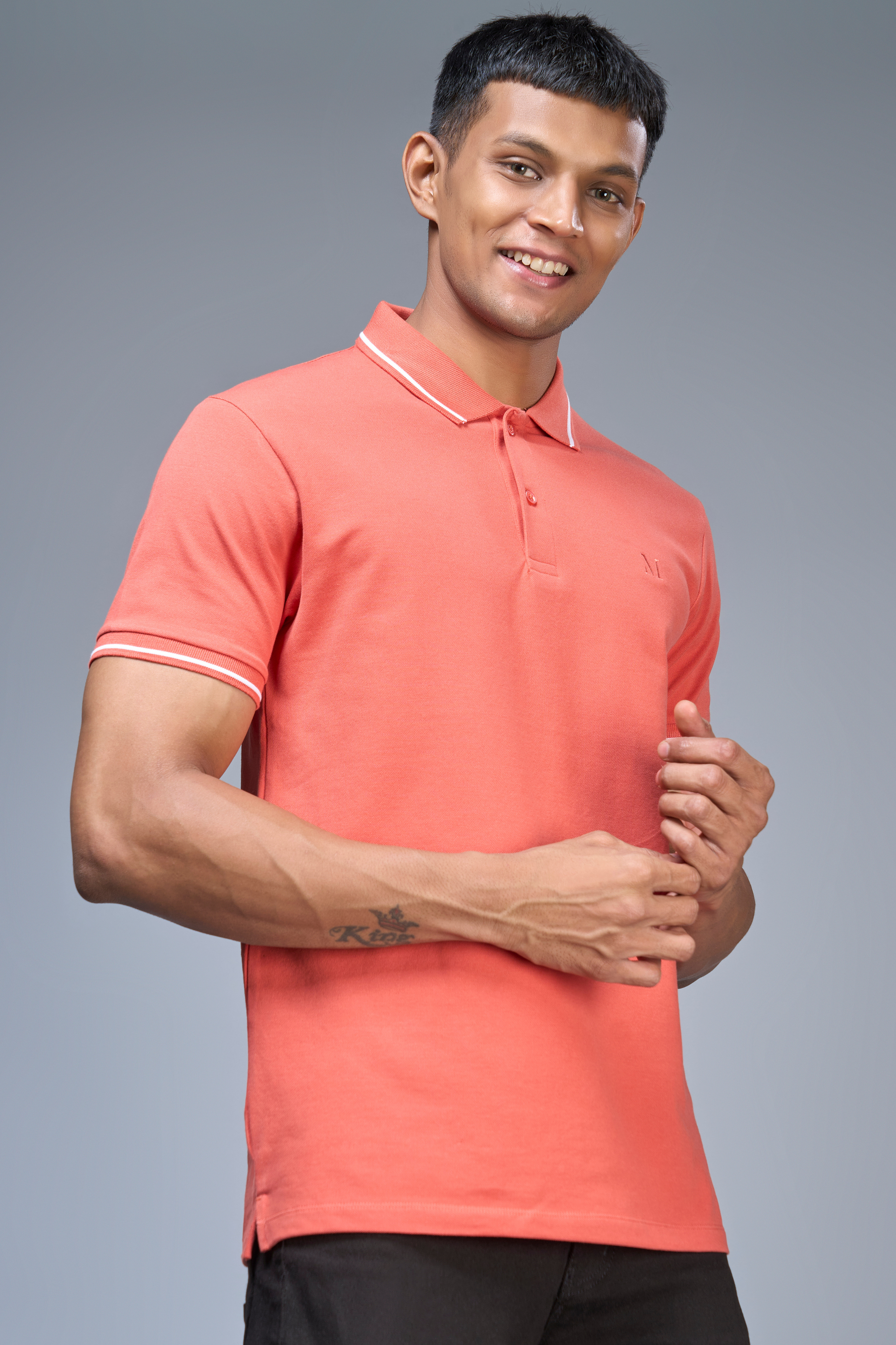 Identity Polo 2.0 - Carrot  Maxzone Clothing   