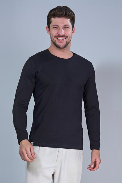 Black Cotton IQ Full Sleeve