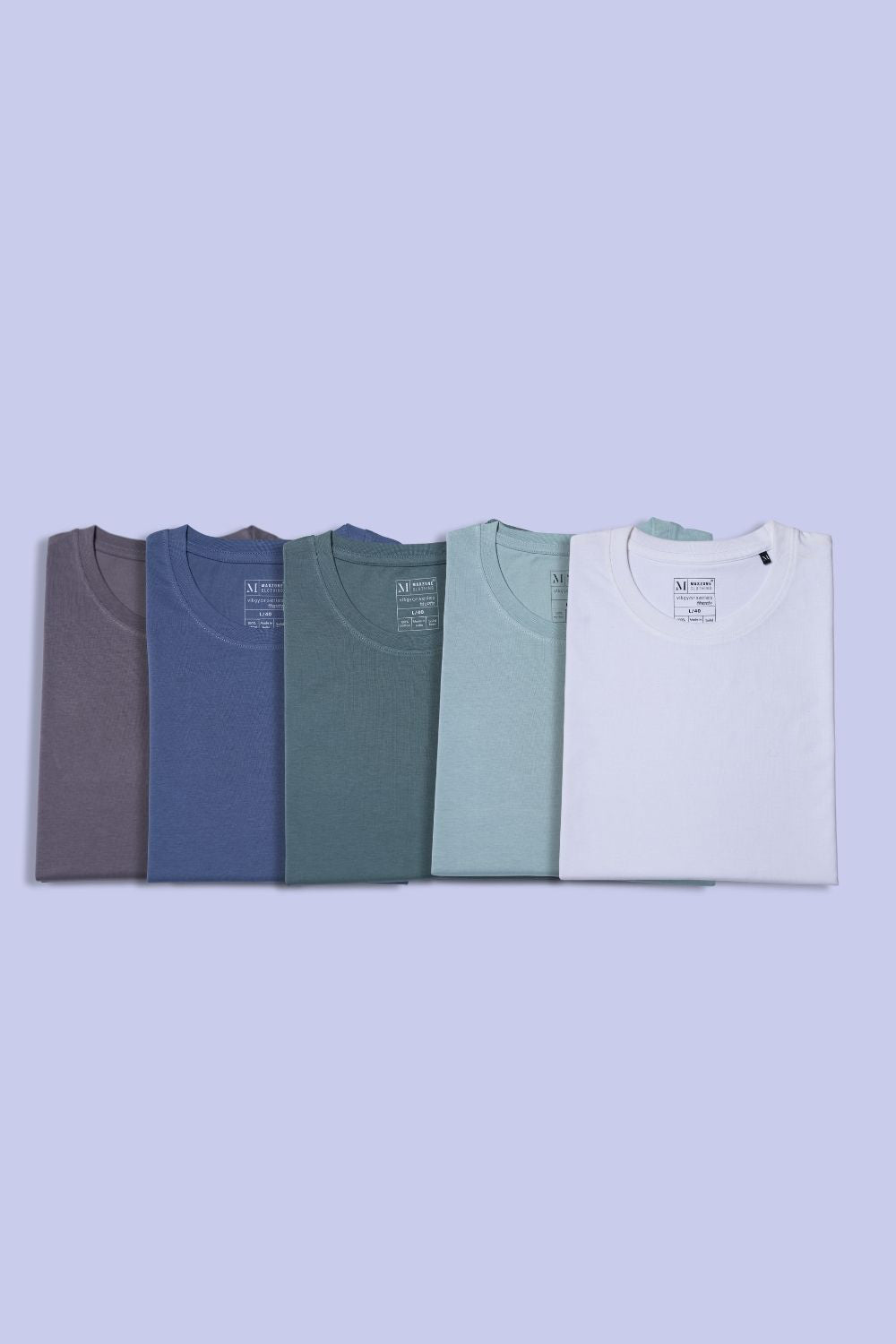 Neutral Pack Of 5 T-shirts Maxzone Clothing S  
