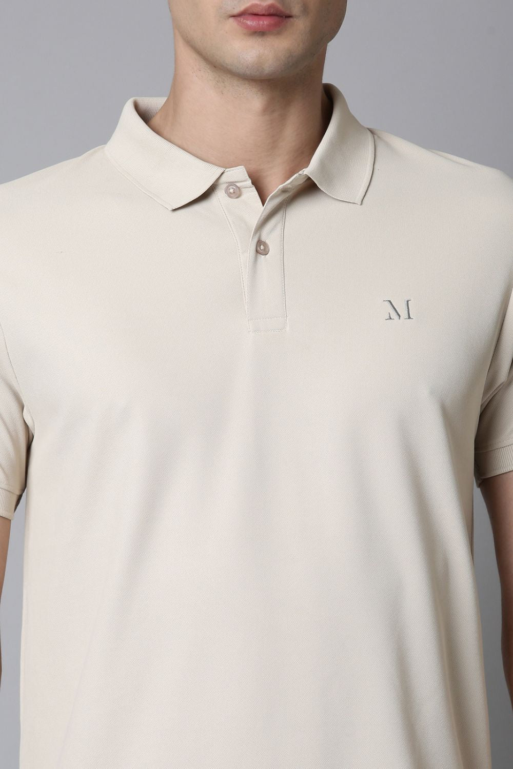 Smart tech polo - Soft Beige  Maxzone Clothing   