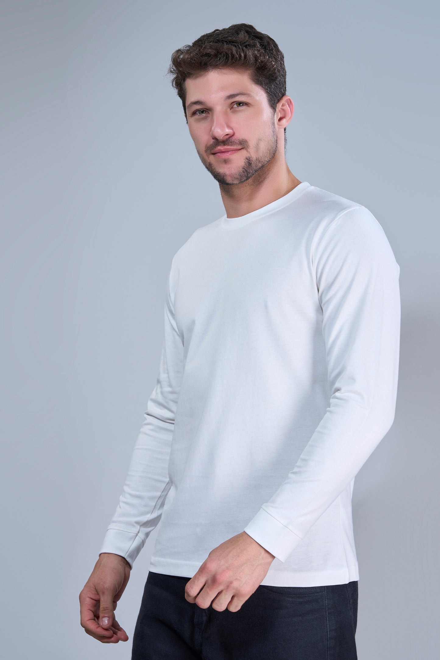 White Cotton IQ Full Sleeve