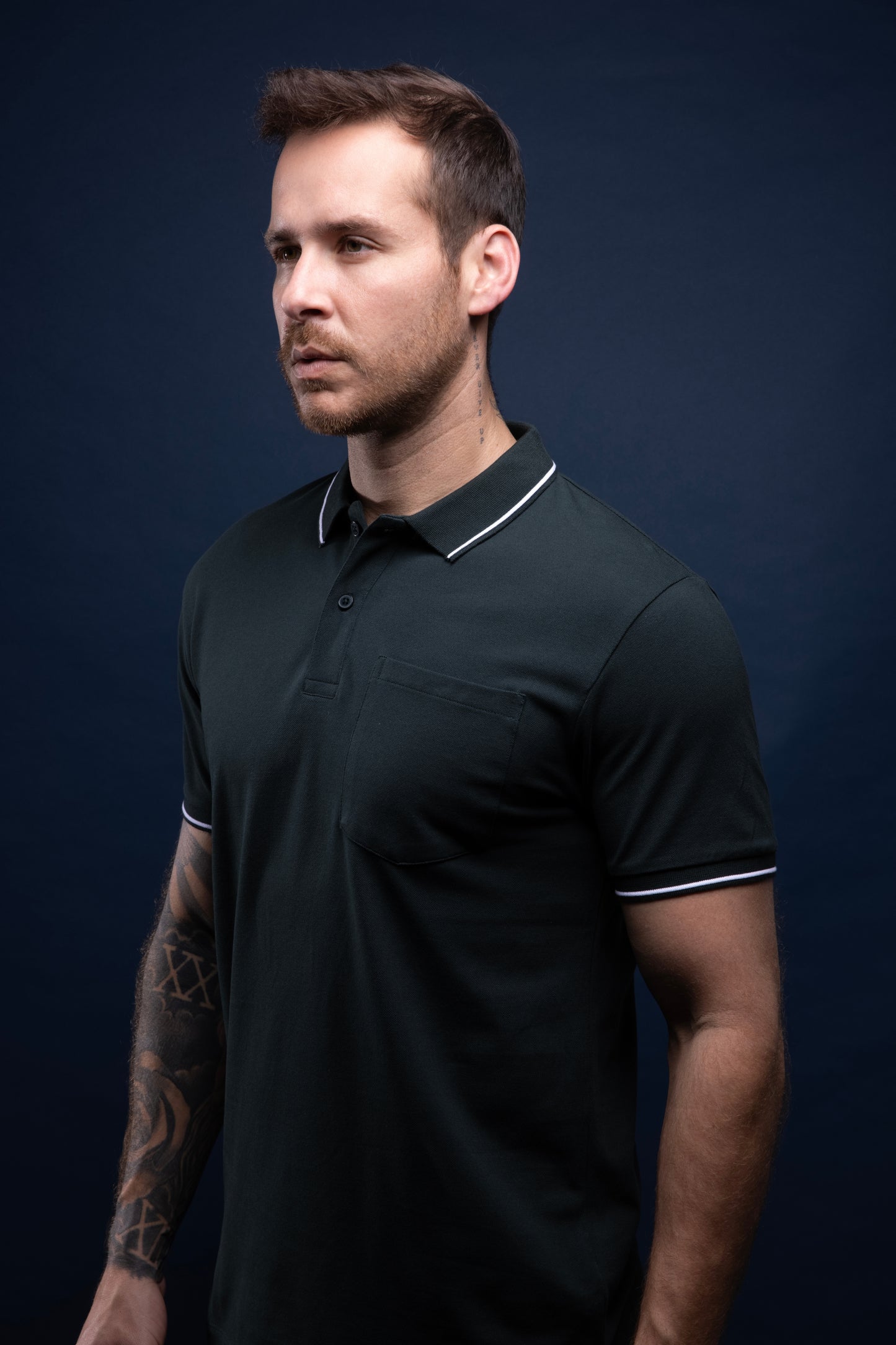 June Green - Identity Pocket Polo Maxzone Clothing