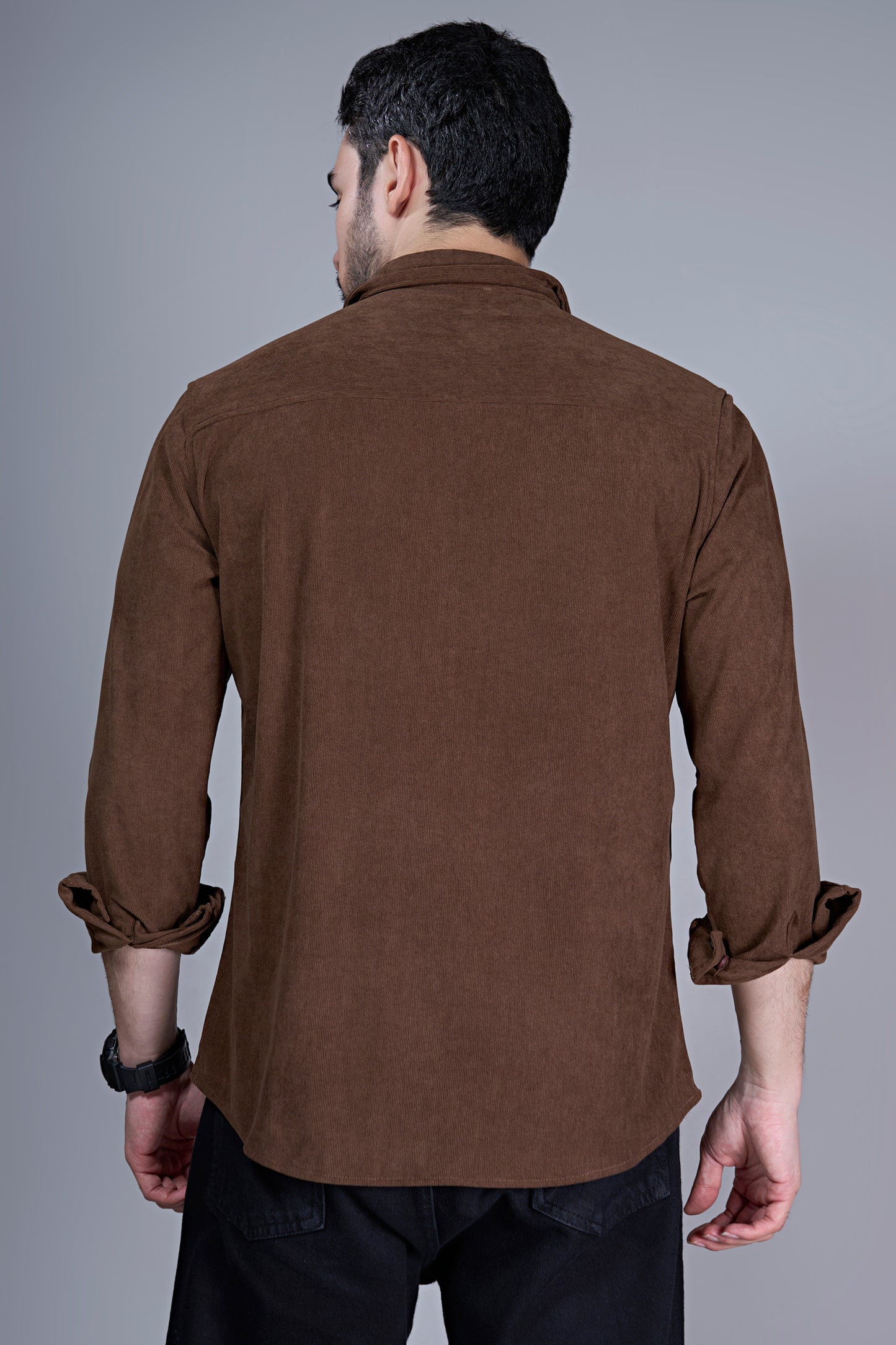 Brown - Corduroy Shirt