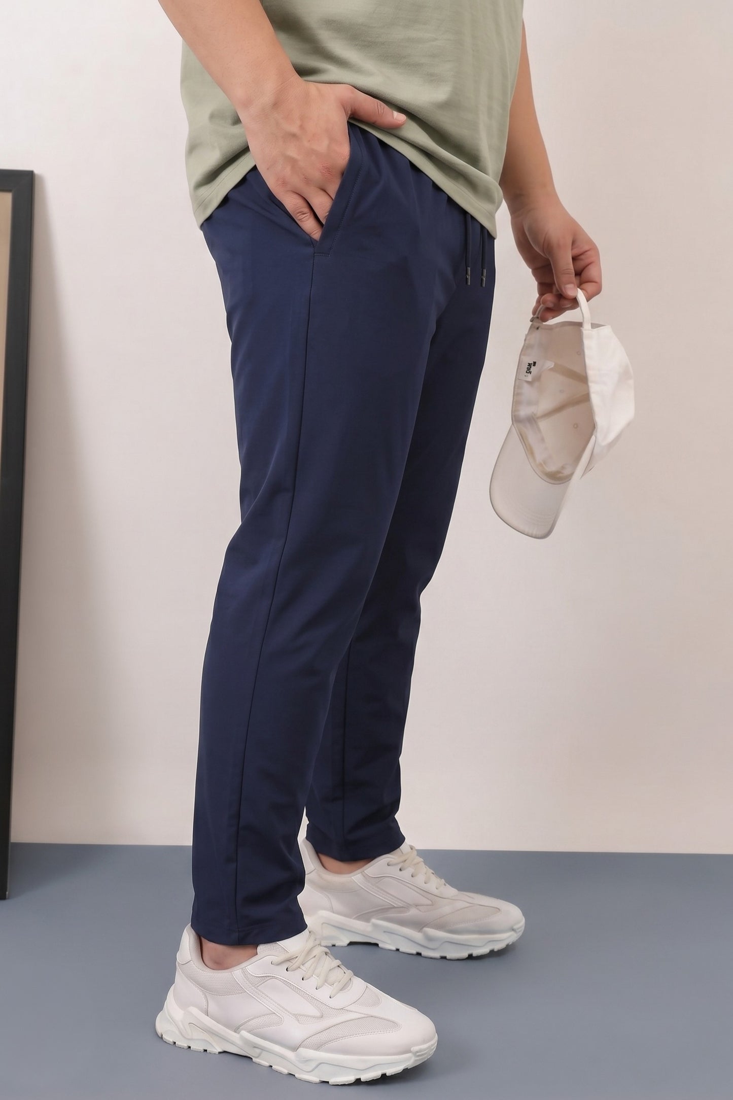 Teal Navy - Motion 365 Track Pant Plus Size