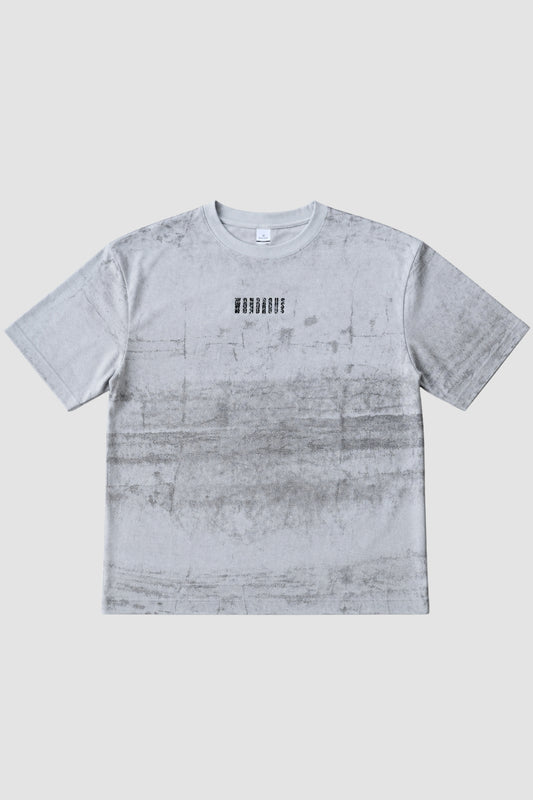 Light Grey - Aop Core Oversize T-shirt