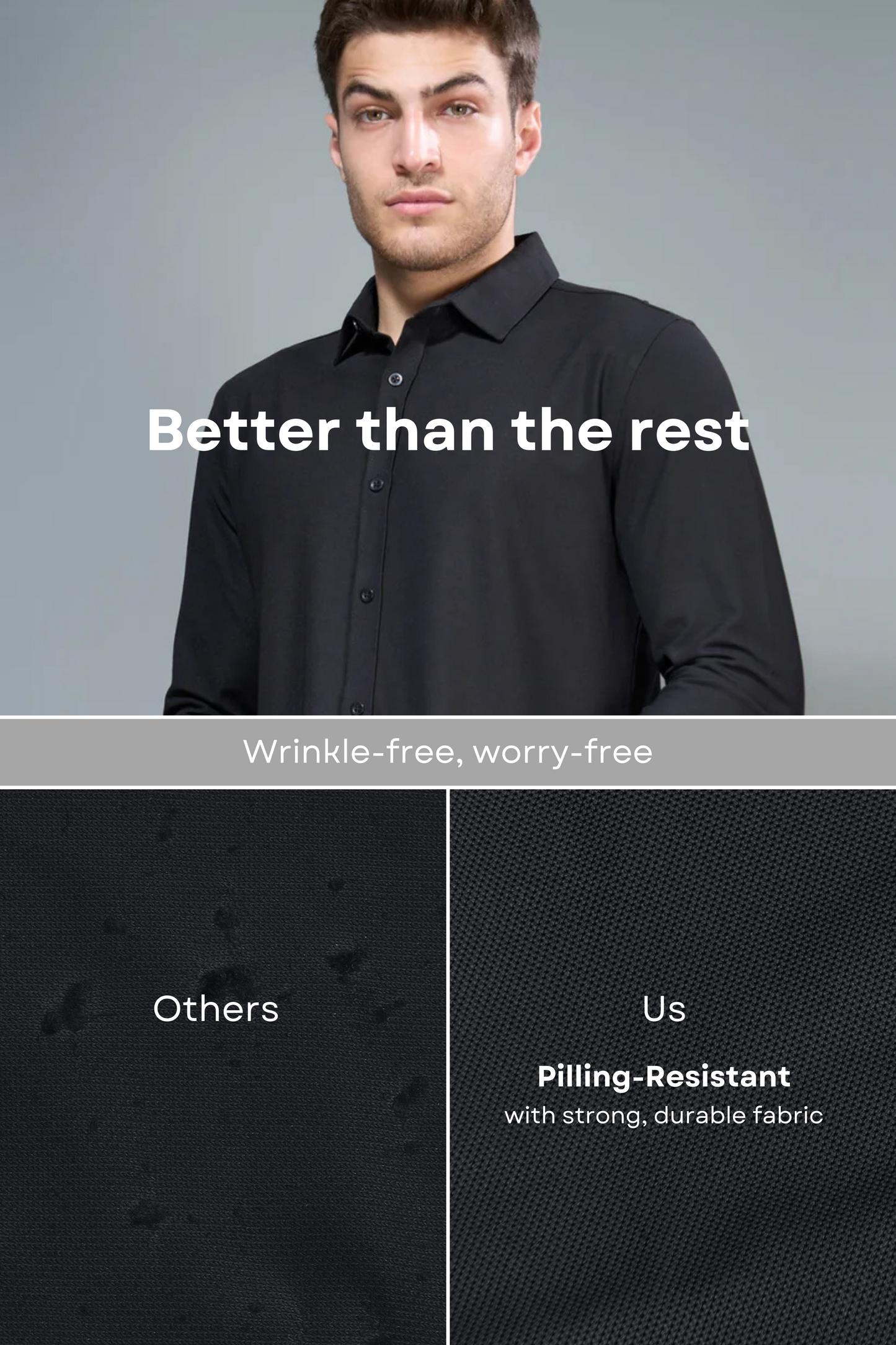 Black Smart Tech Full Sleeve Shirt Full Sleeve Shirt Maxzone Clothing