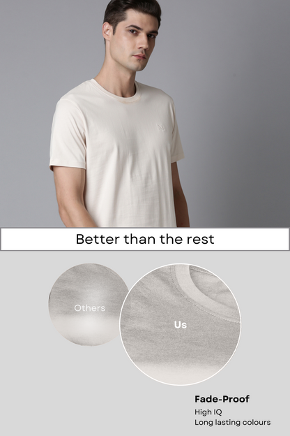 Moon light Cotton IQ Basics T-SHIRT Maxzone Clothing