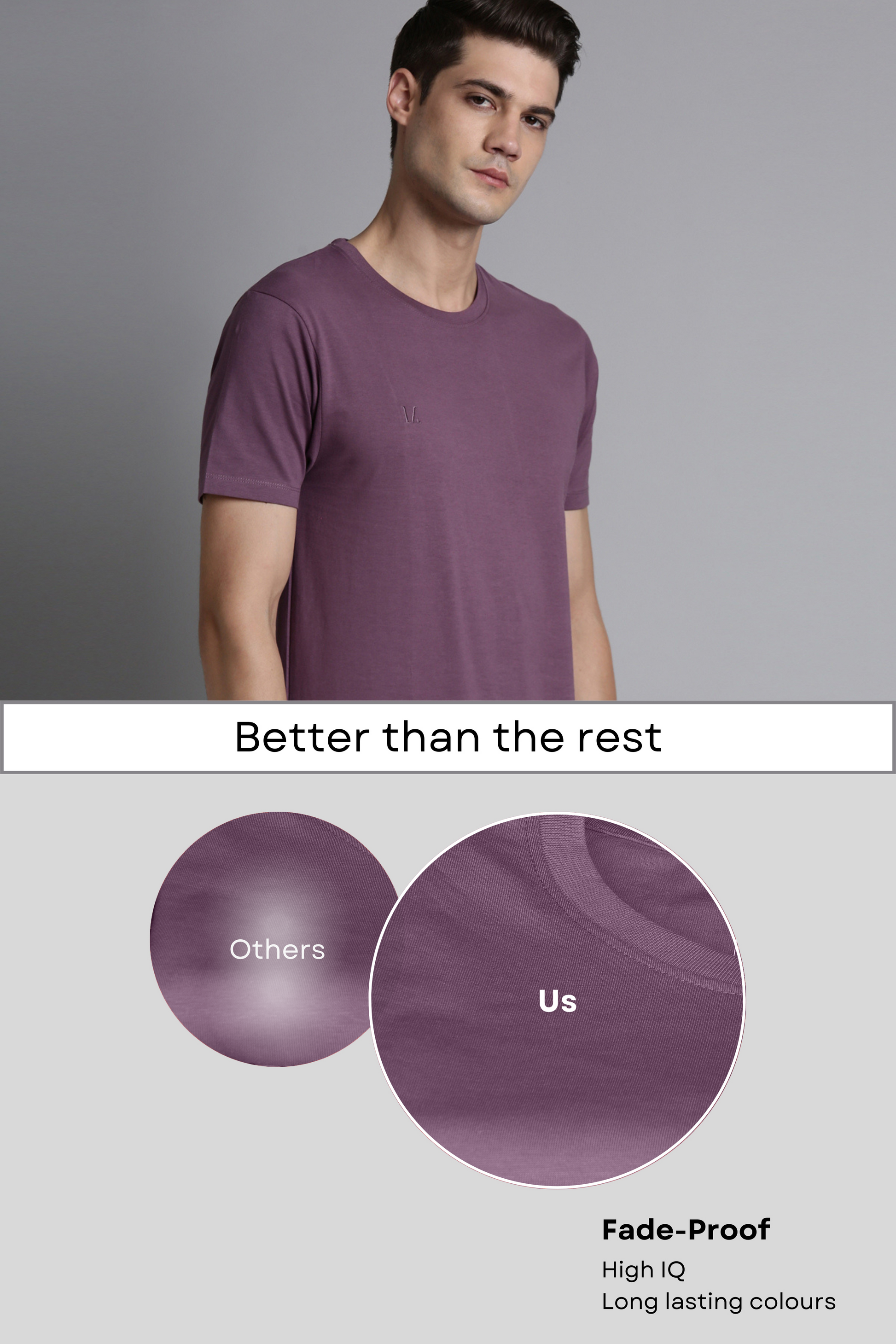 Light maroon Cotton IQ Basics Maxzone Clothing