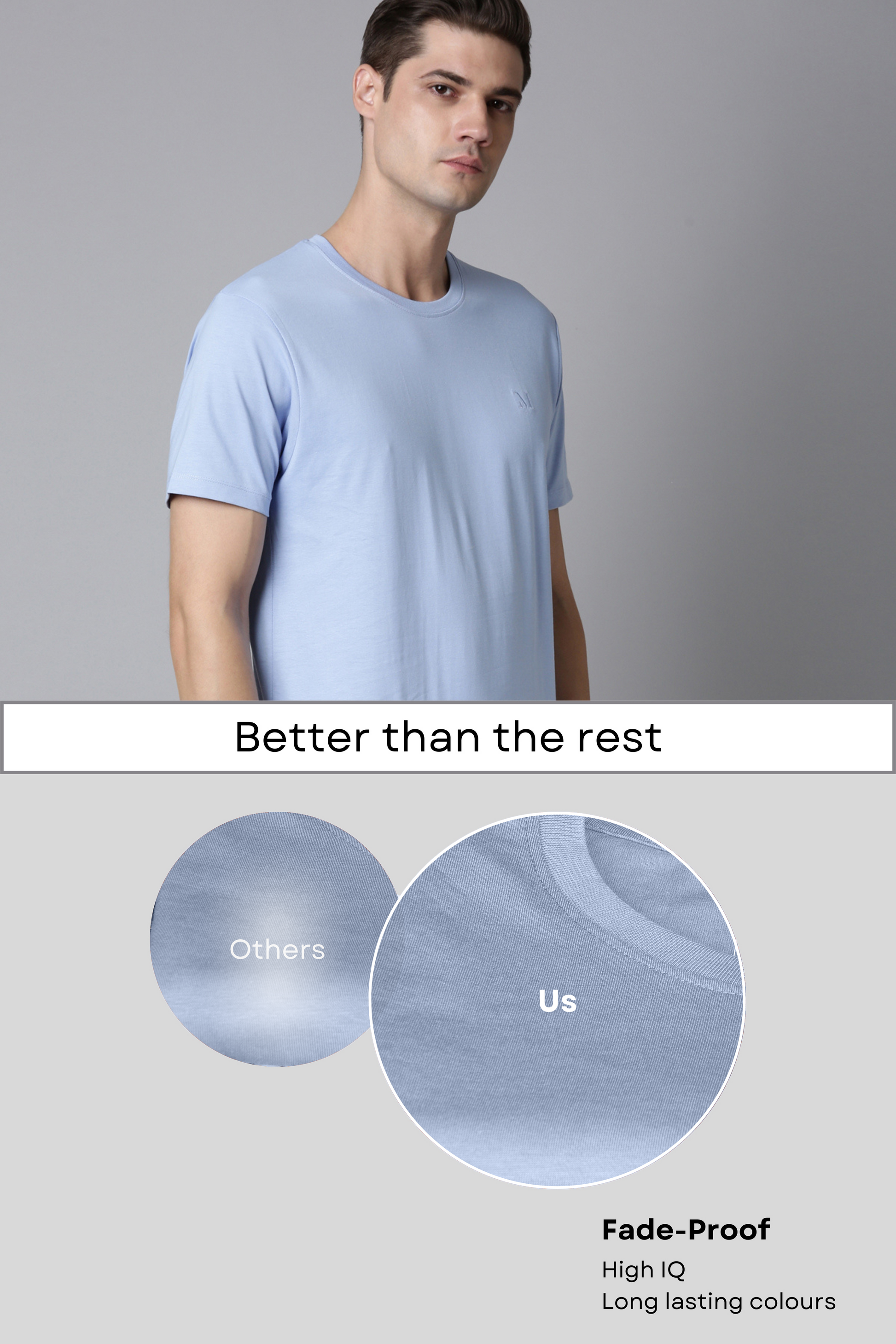 Blue Cotton IQ Basics Maxzone Clothing