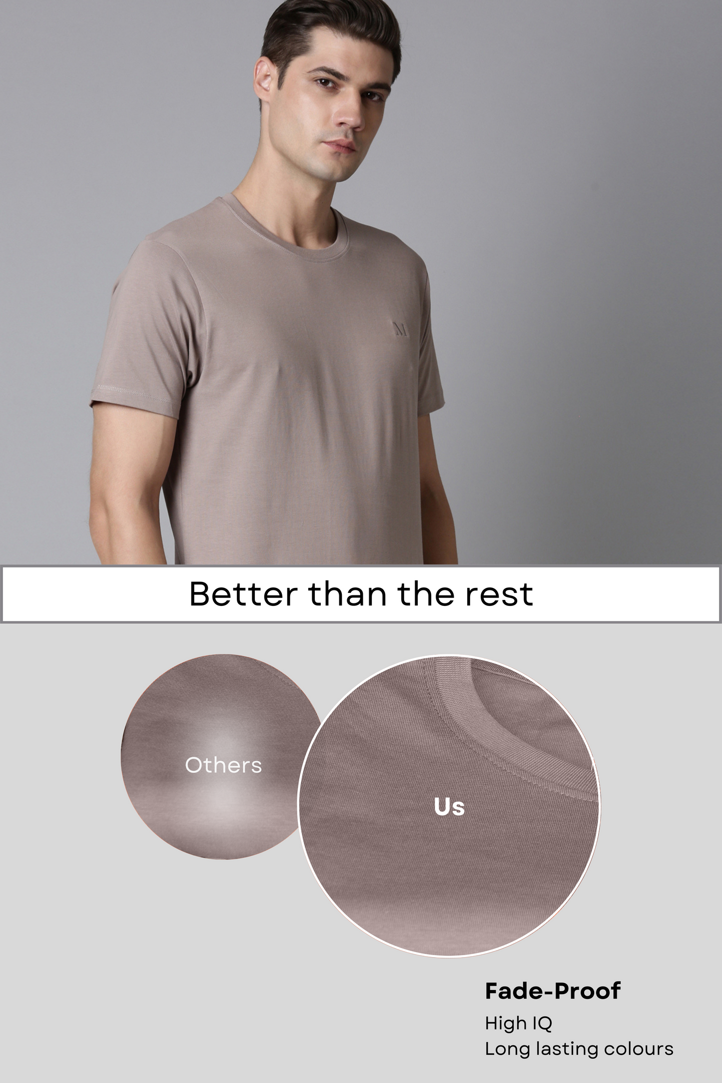 Coin grey Cotton IQ Basics Maxzone Clothing