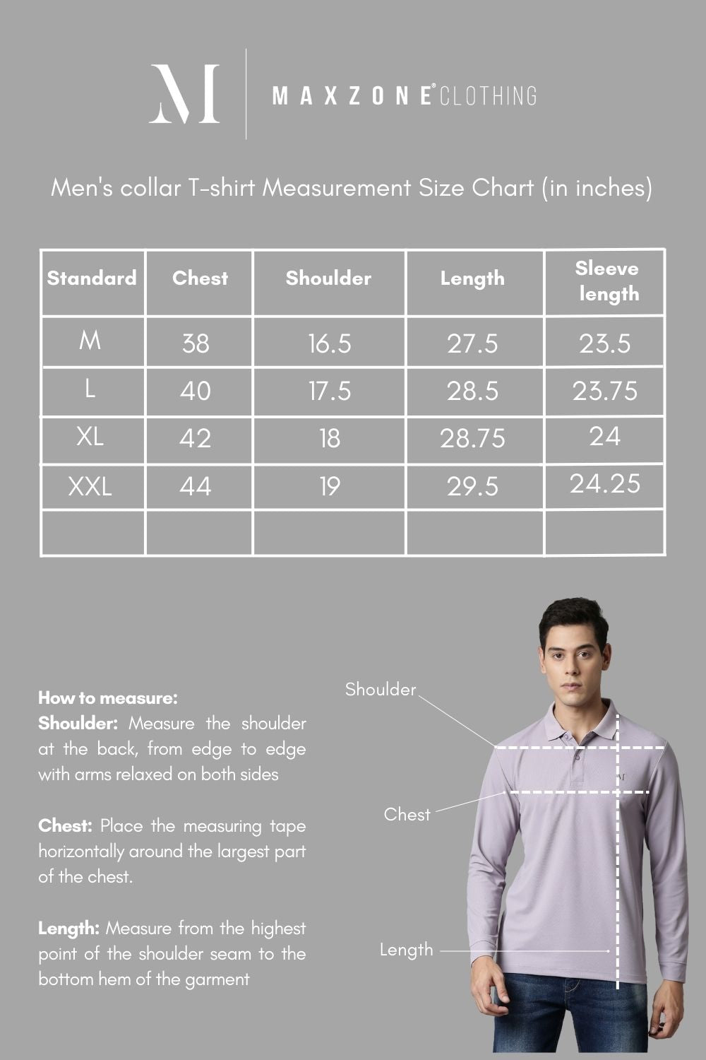 Ralph lauren dress shirt size chart best sale