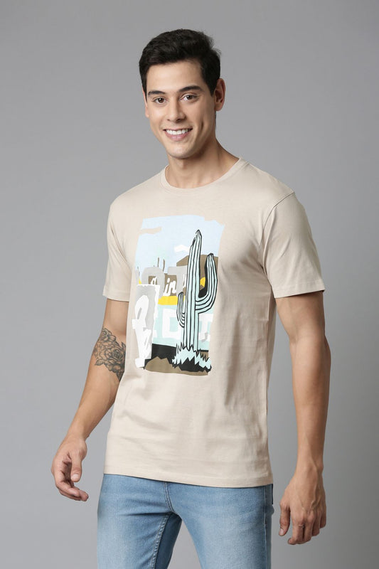 Shop Men's Moon-Light Graphic T-Shirt-front Maxzone Clothing 