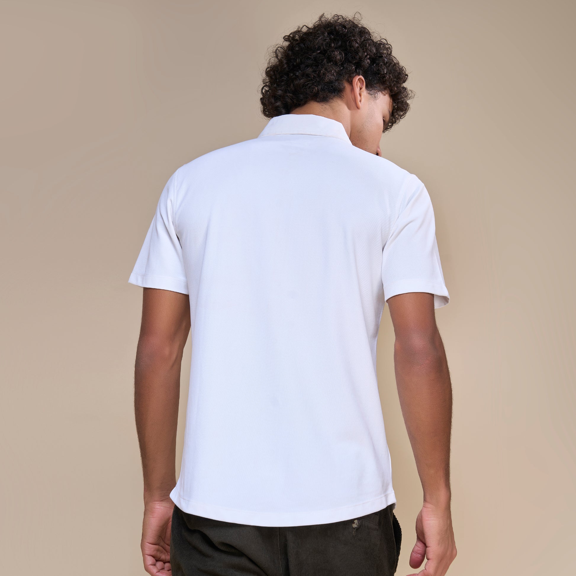 White - Smart Tech Pocket Shirt Maxzone Clothing