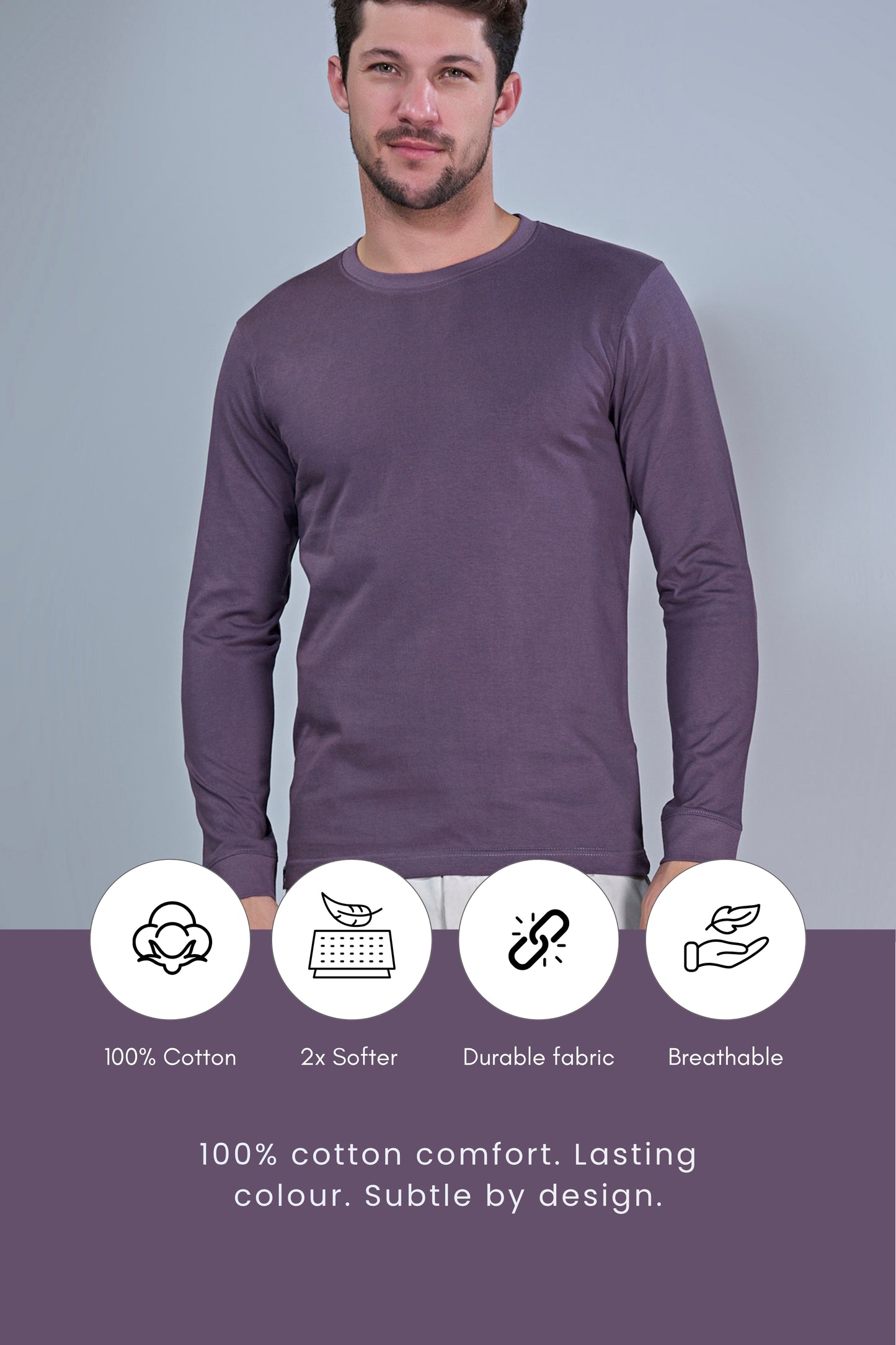 Grape Full Cotton IQ Full Sleeve