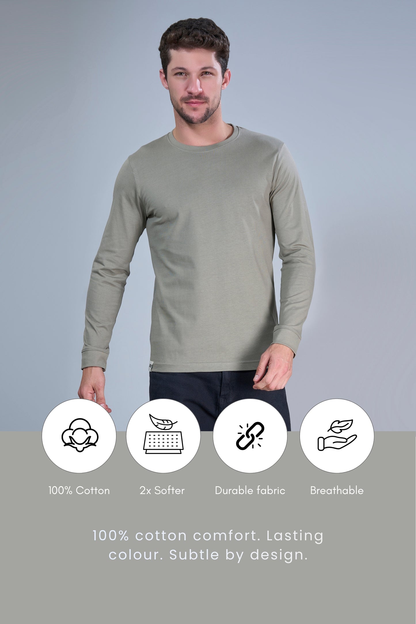 Mint Full Cotton IQ Full Sleeve