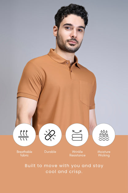 Caramel  Smart Tech Pocket + Polo