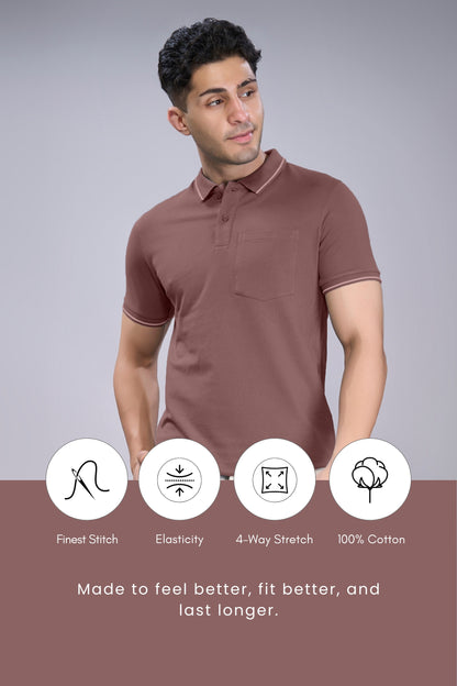 Grape - Identity Pocket Polo