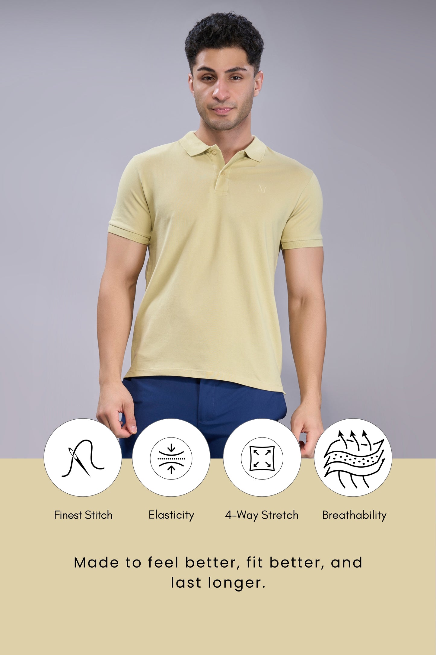 Sage Green - Zyric Polo