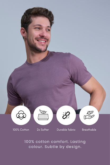 Light maroon Cotton IQ Basics