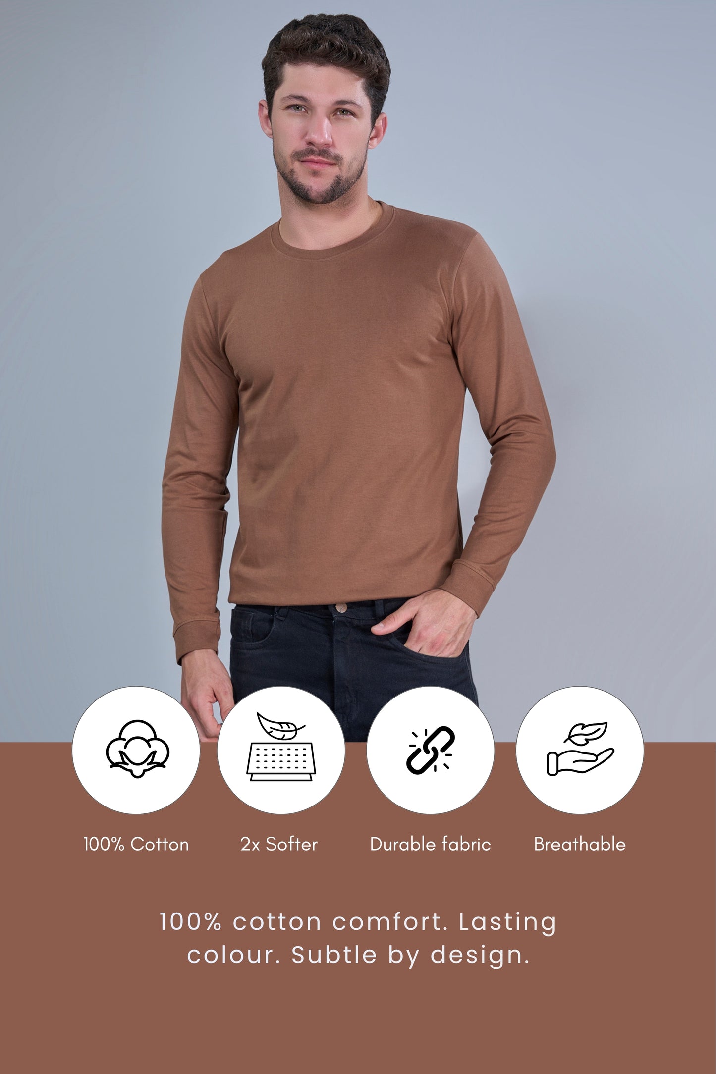 Teak Cotton IQ Full Sleeve