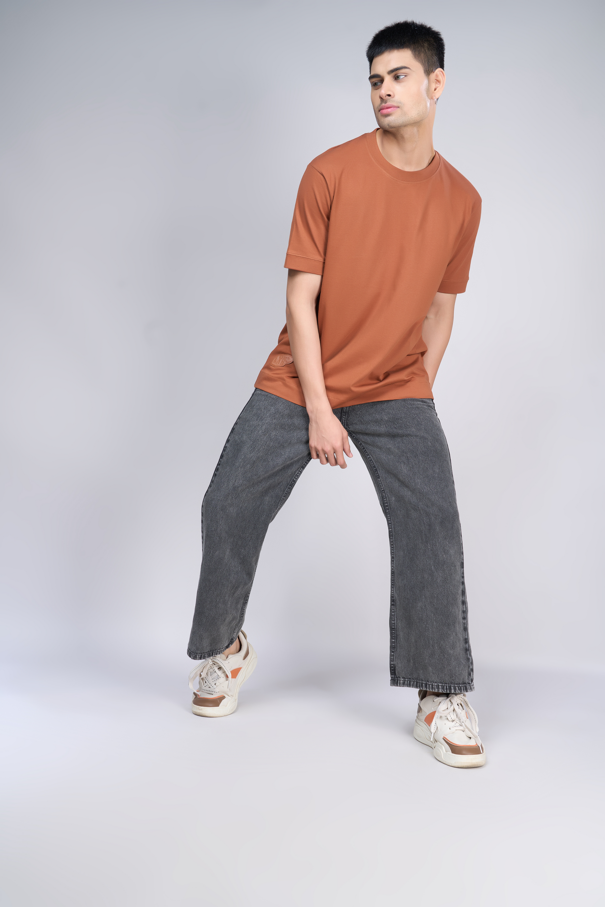 Russet - Oversized drop shoulder Oversized Maxzone Clothing   