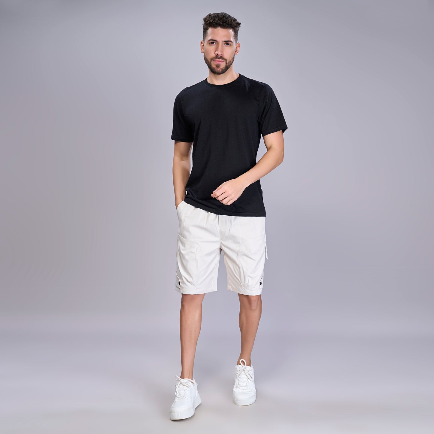 Cream - Cargo Shorts
