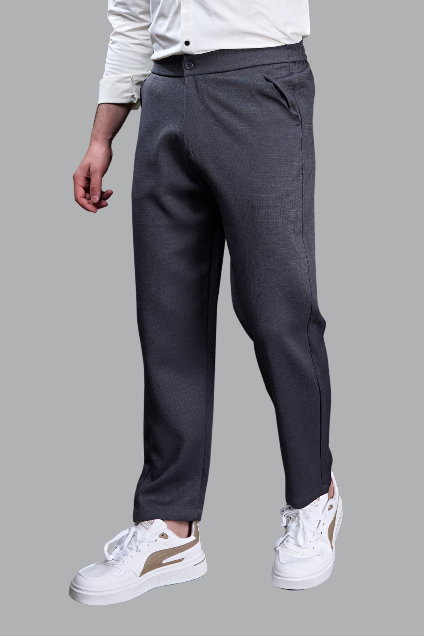 Charcoal - Linear Track Pant