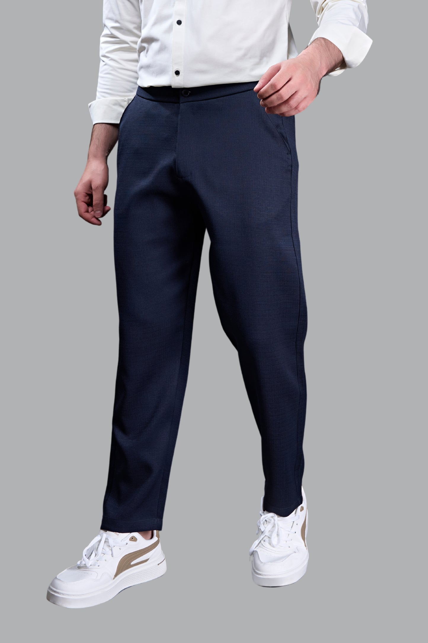 Dark Navy - Linear Track Pant