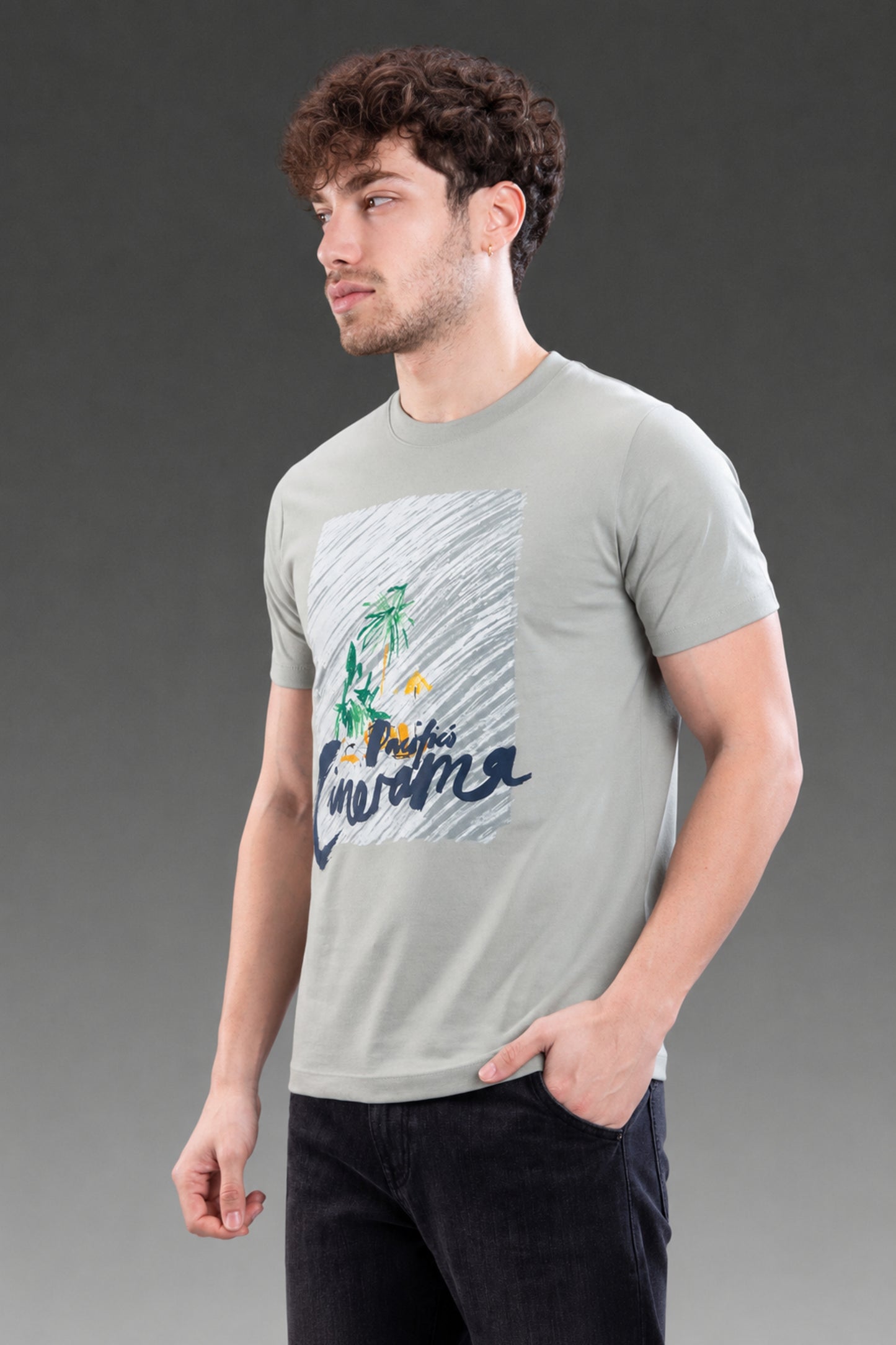 Grey - Grafixtation T-shirt