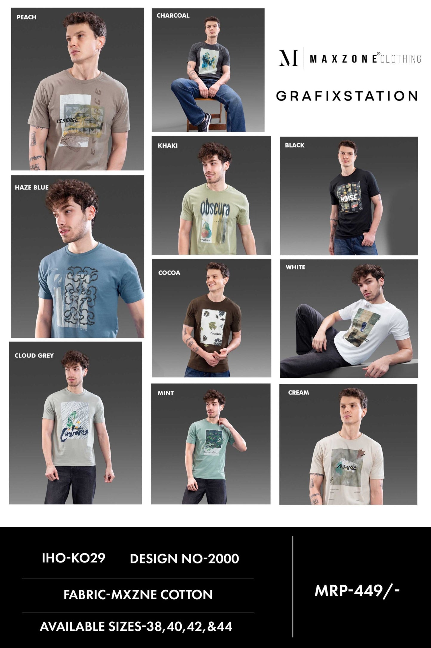 Grafixtation T-shirt Pack of 100