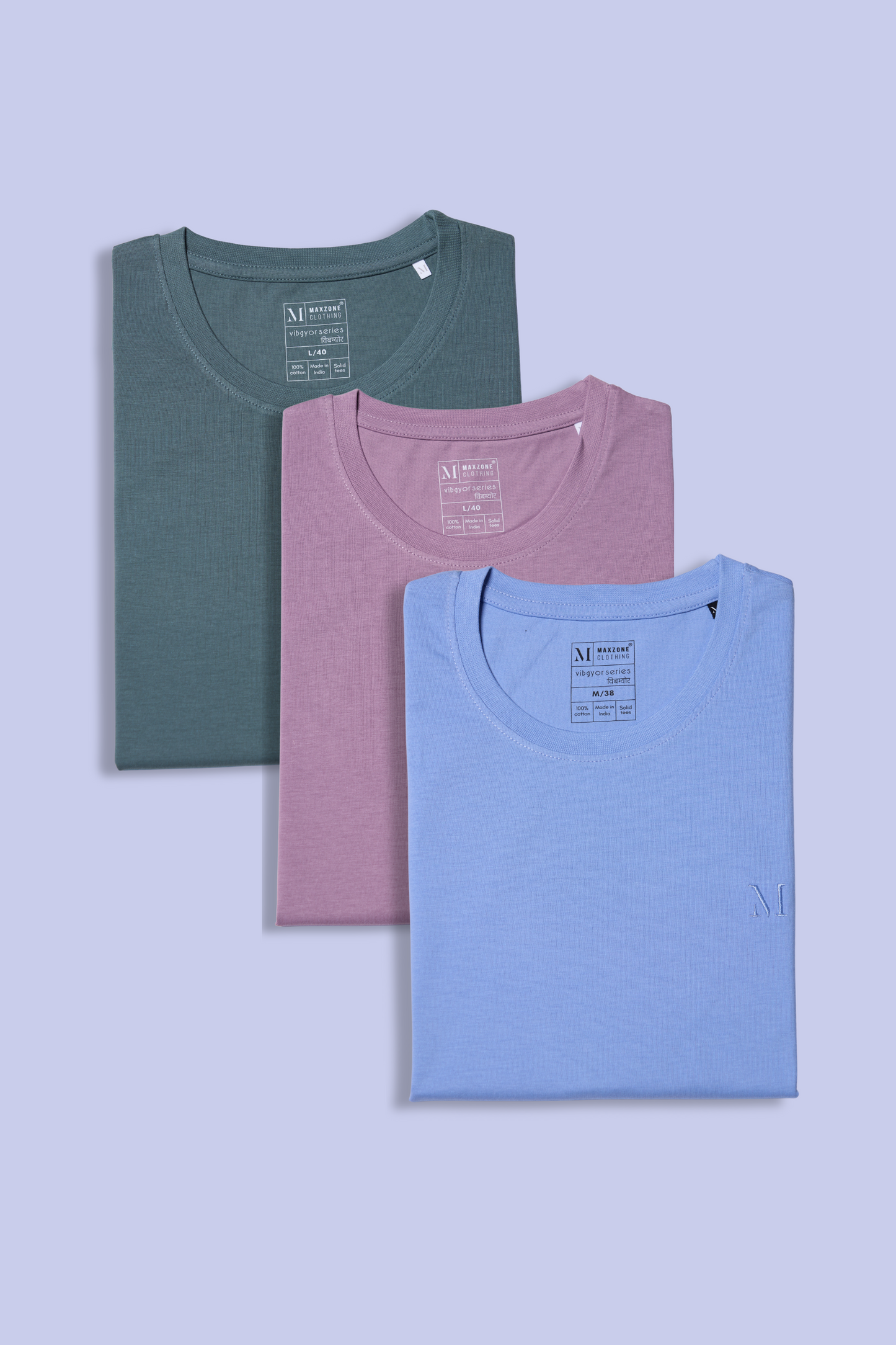 Pastel T-Shirt Combo T-shirts Maxzone Clothing   