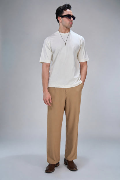 Cream - 24*7 Oversize T-shirt
