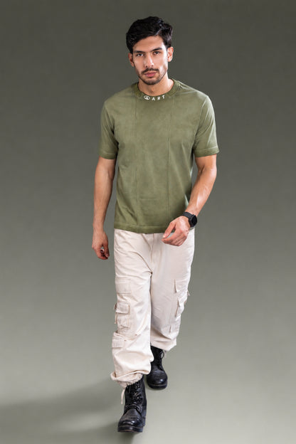 Urban Olive - Retro Oversize T-shirt