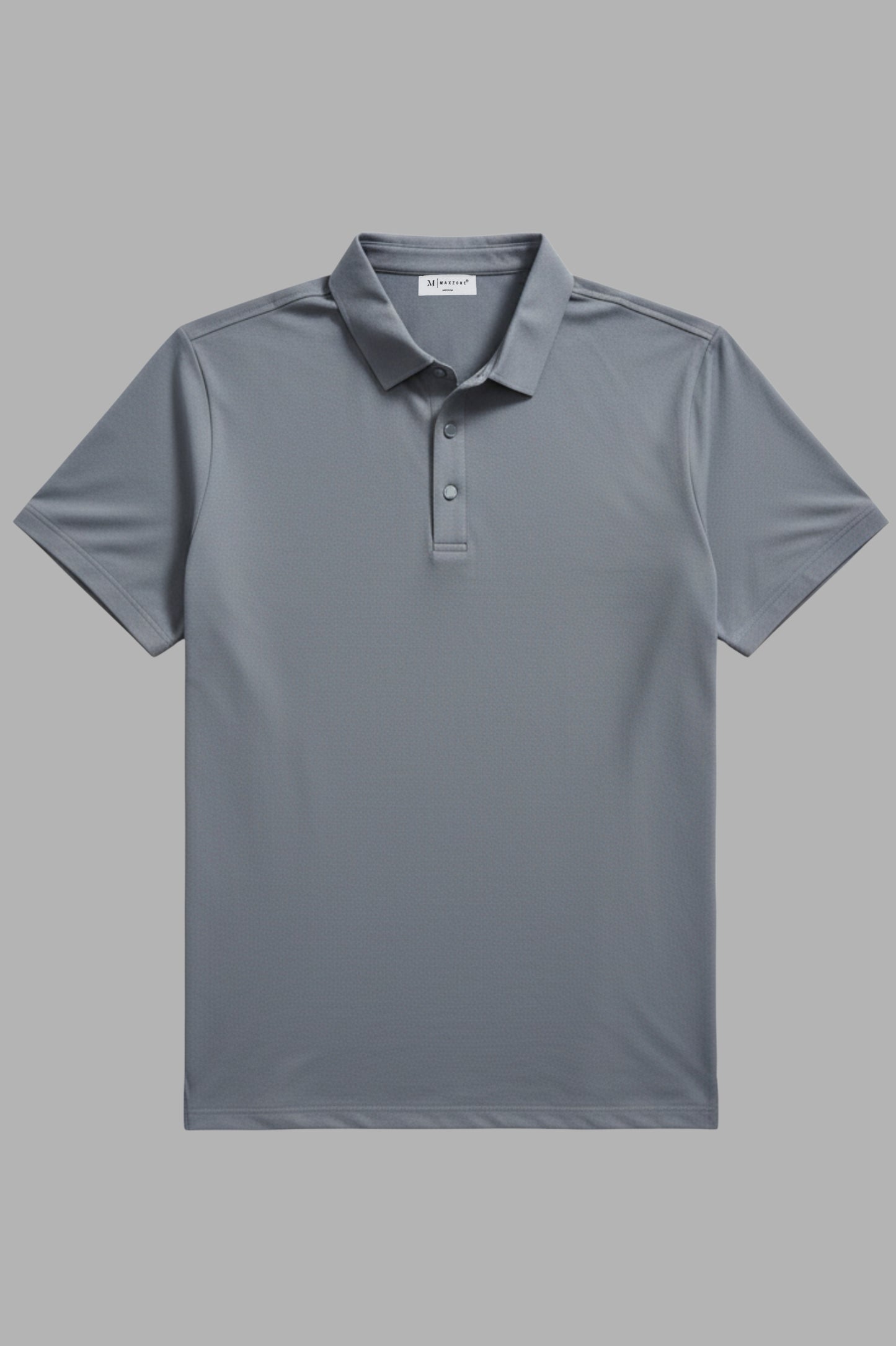 Dark Grey - Stitchless Polo T-shirt