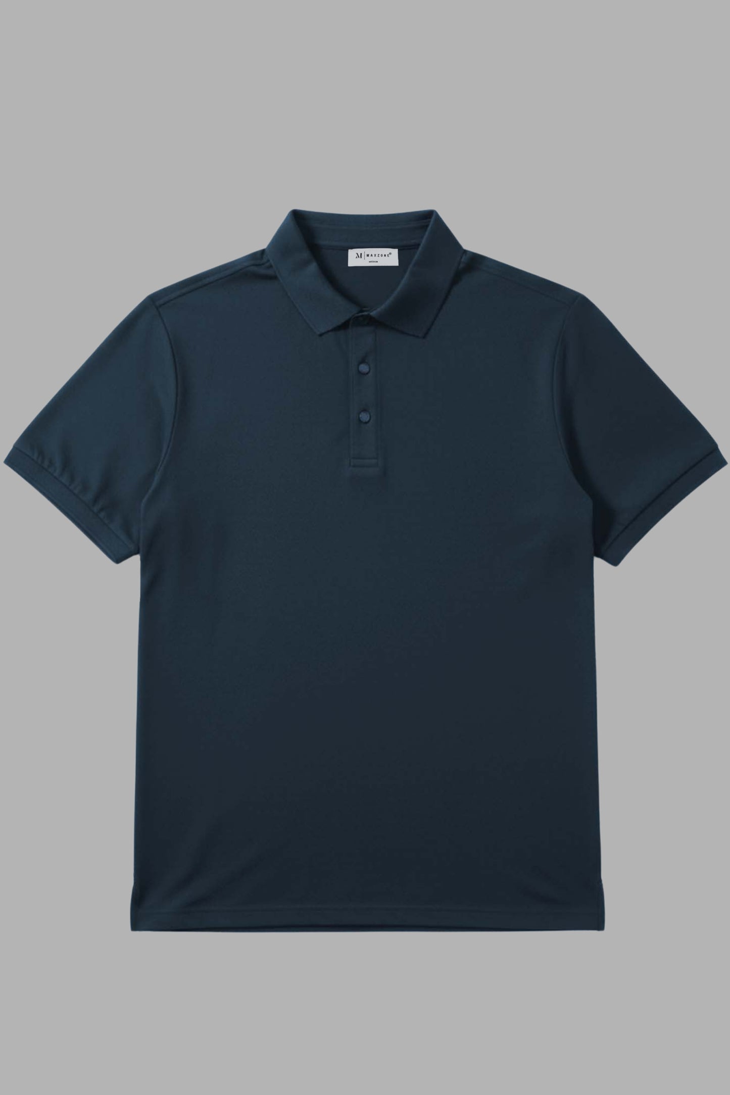 Navy Blue - Stitchless Polo T-shirt