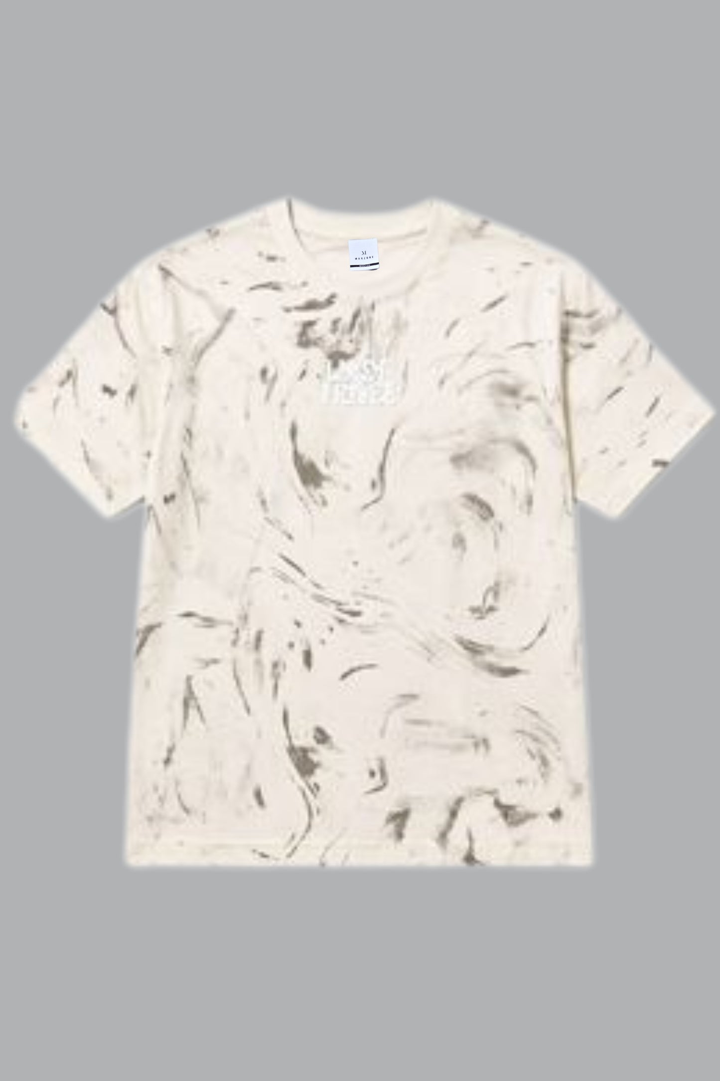 Beige - Aop Core Oversize T-shirt