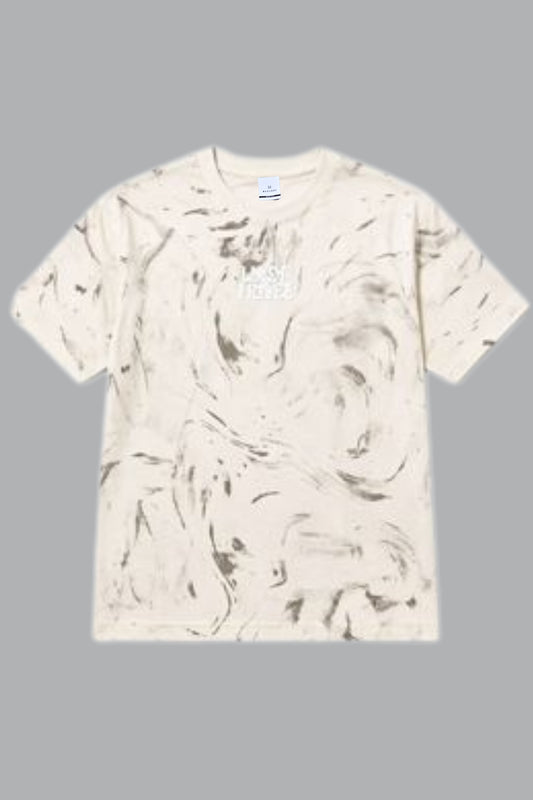 Beige - Aop Core Oversize T-shirt