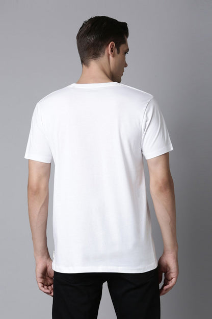 White Cotton IQ Basics T-SHIRT Maxzone Clothing