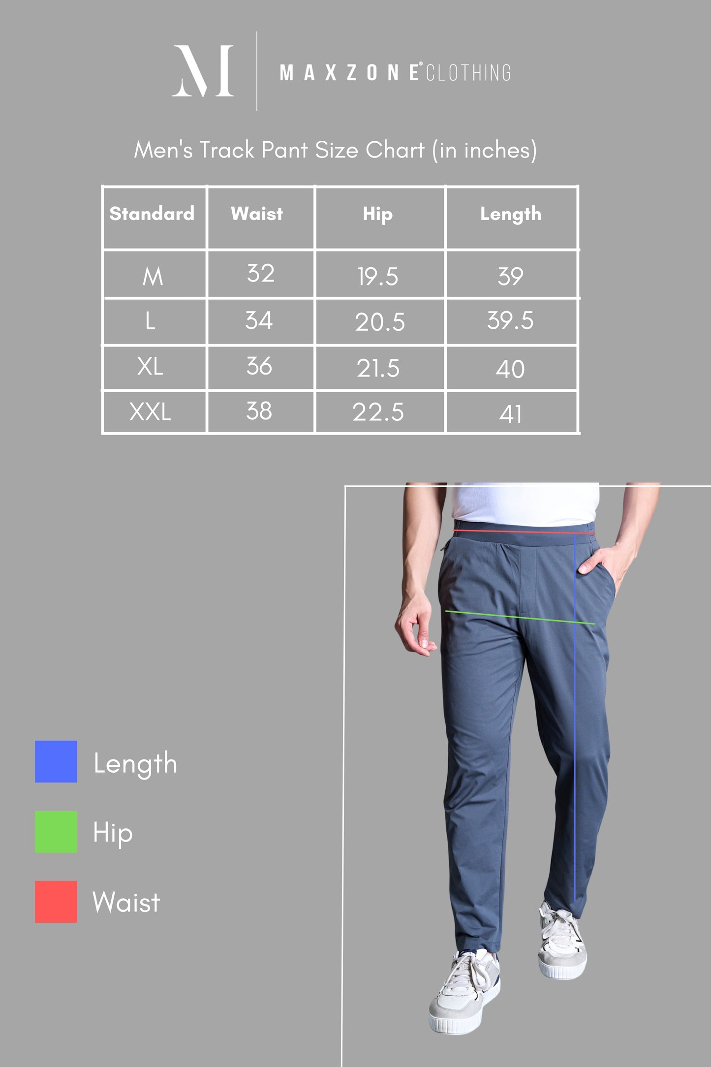 Light Grey - Perfect Track Pant