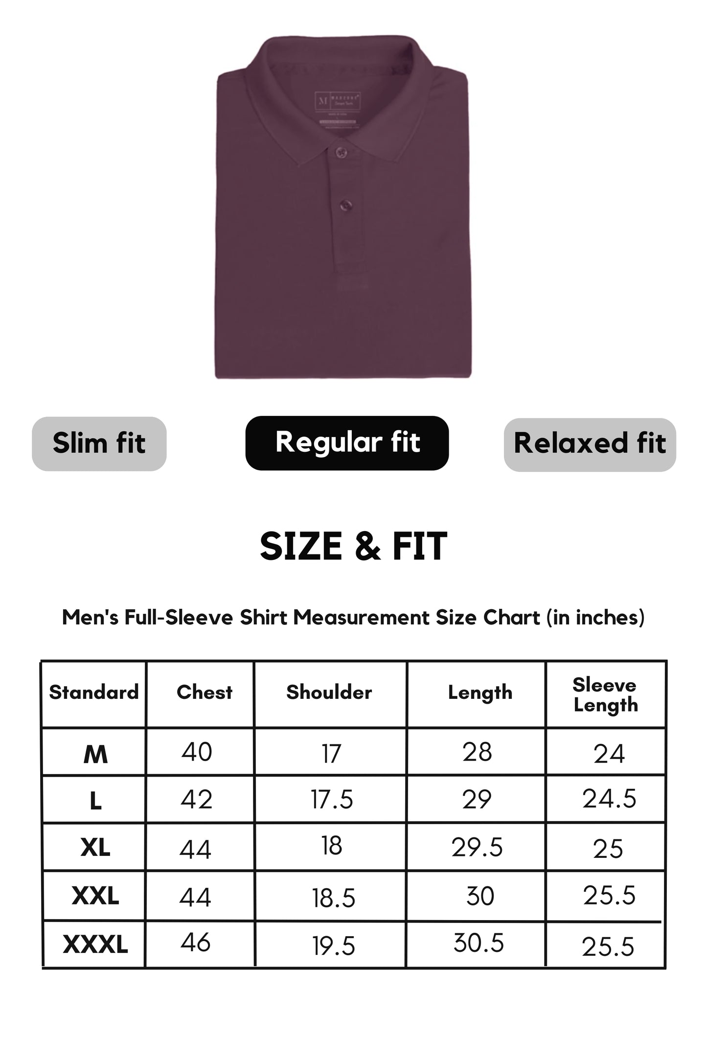 Wine Smart Tech Full Sleeve Shirt