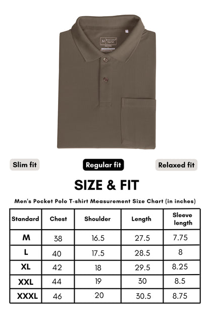 Coffee Brown - Smart Tech Pocket Polo