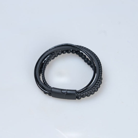 Black Multi-style Bracelet