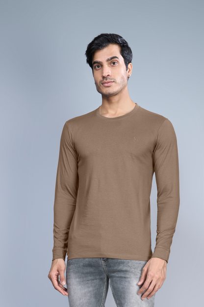 Full Sleeve Solid - Teak  Maxzone Clothing   